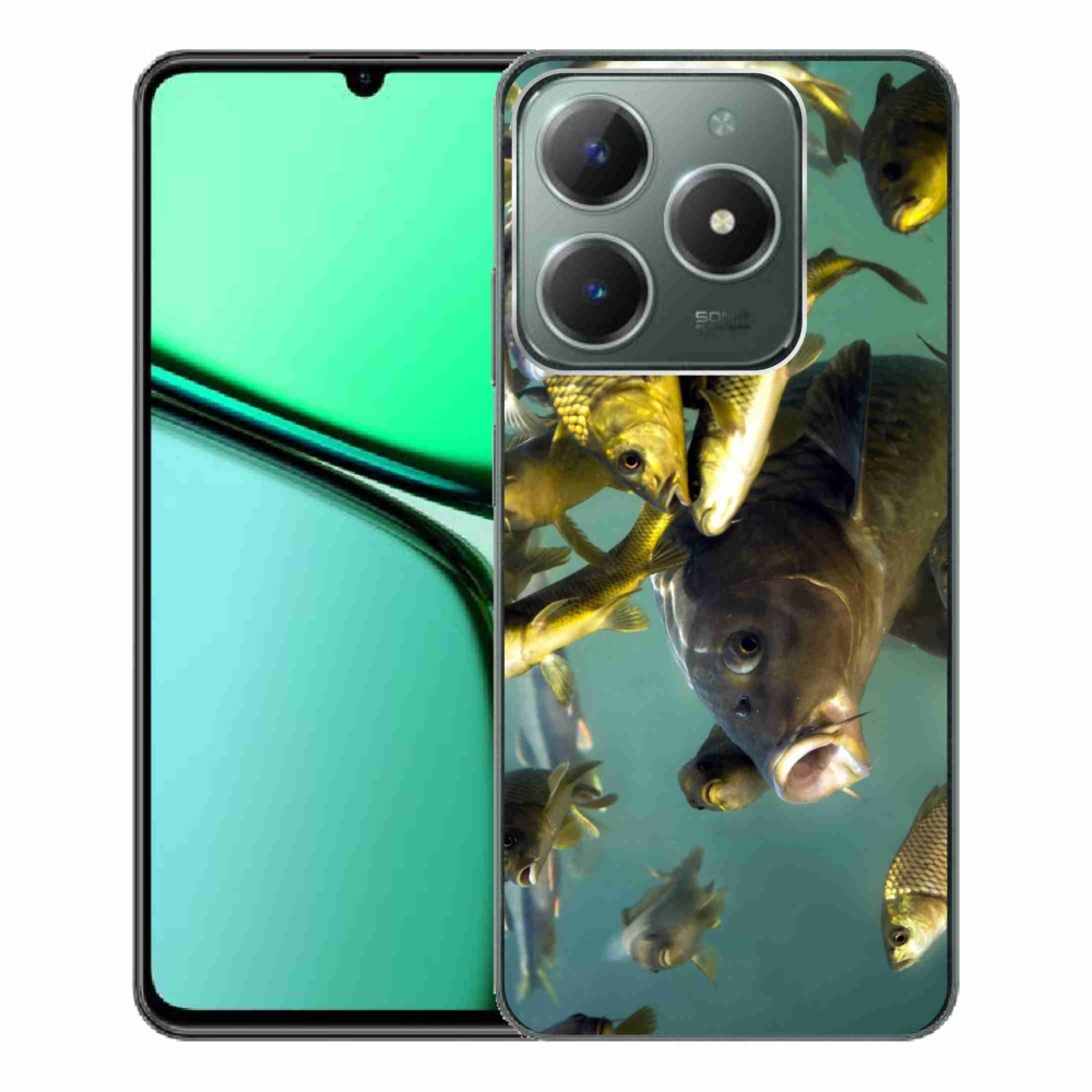 Gélový obal mmCase na Realme C61 - kŕdeľ rýb