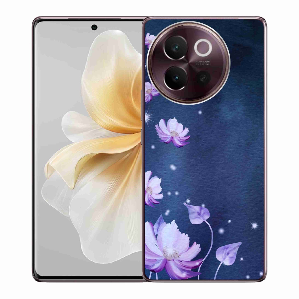 Gélový obal mmCase na Vivo V40 Lite 5G - padajúce kvety