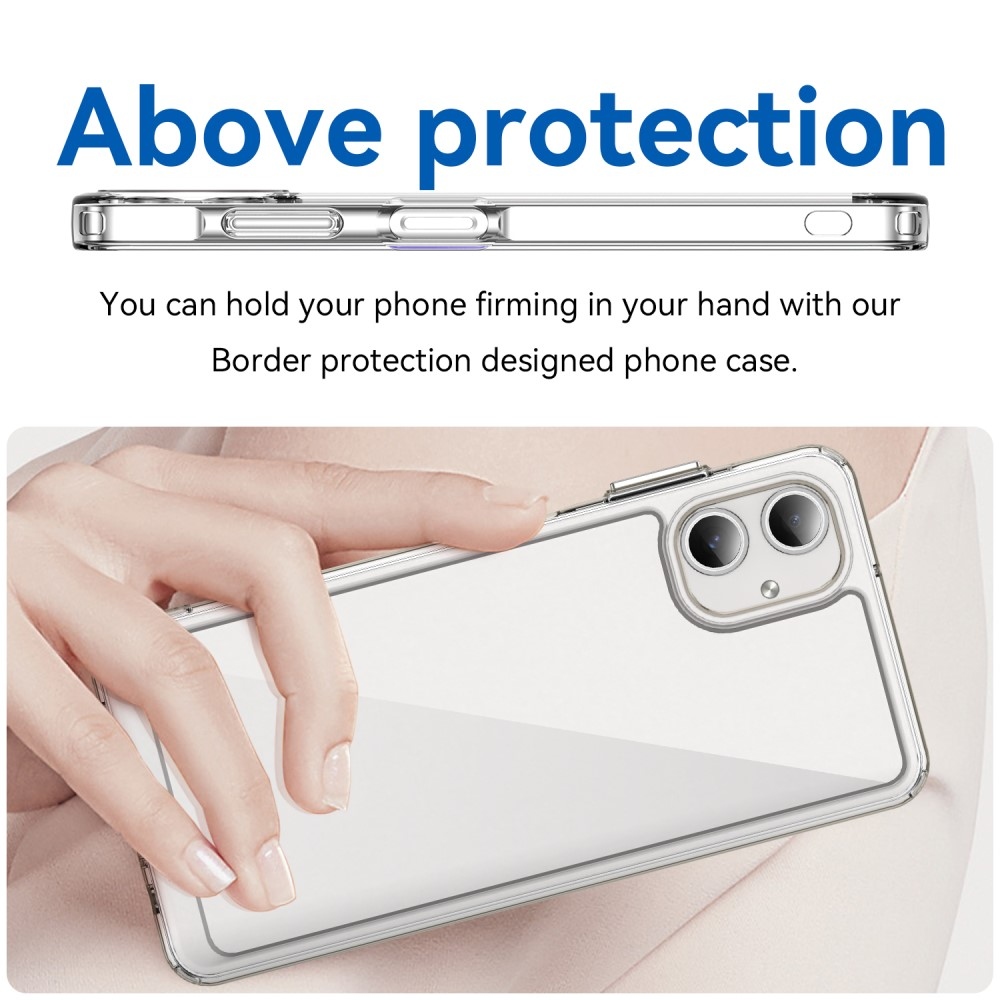 Gélový obal s pevným chrbtom na Samsung Galaxy A06 4G - priehľadný