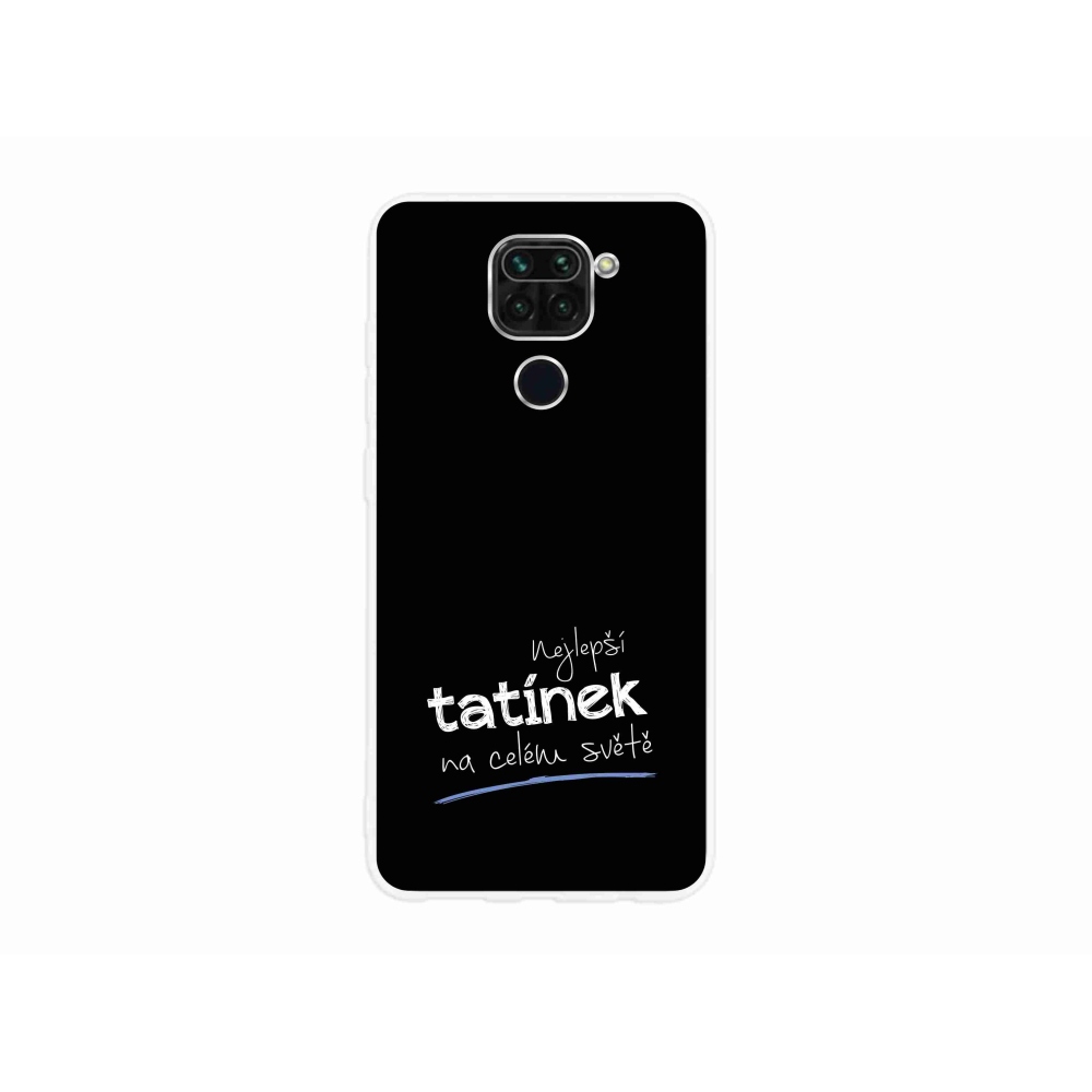 Gélový kryt mmCase na Xiaomi Redmi Note 9 - najlepší otecko 4 čierne pozadie