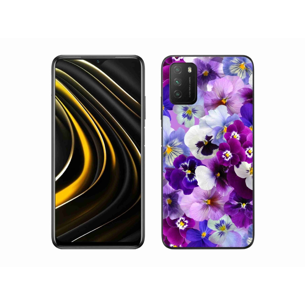 Gélový kryt mmCase na Xiaomi Poco M3 - kvety 9