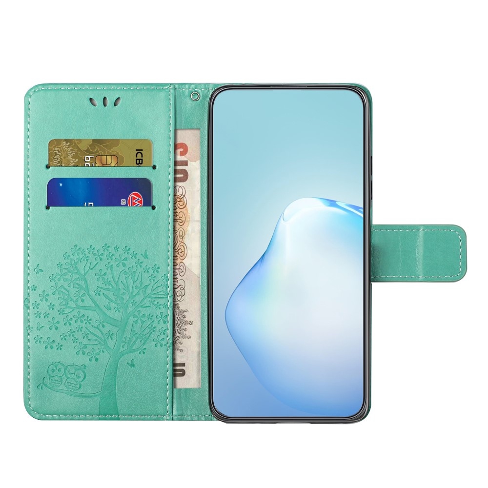 Tree knižkové púzdro na Samsung Galaxy A35 5G - modrozelené