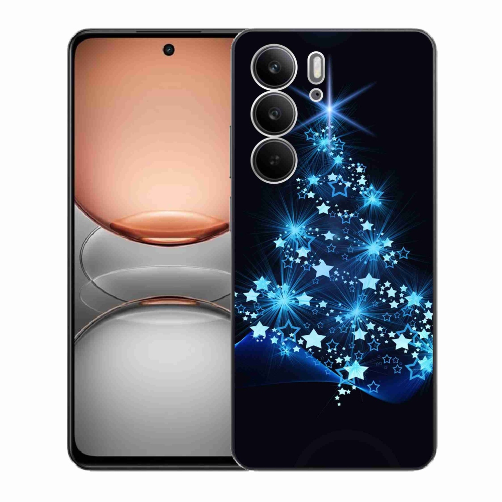 Gélový kryt mmCase na Realme C75 - vianočný stromček