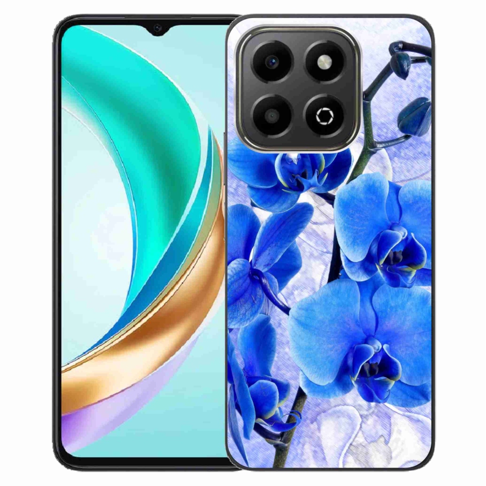 Gélový kryt mmCase na Honor X6b - modré kvety