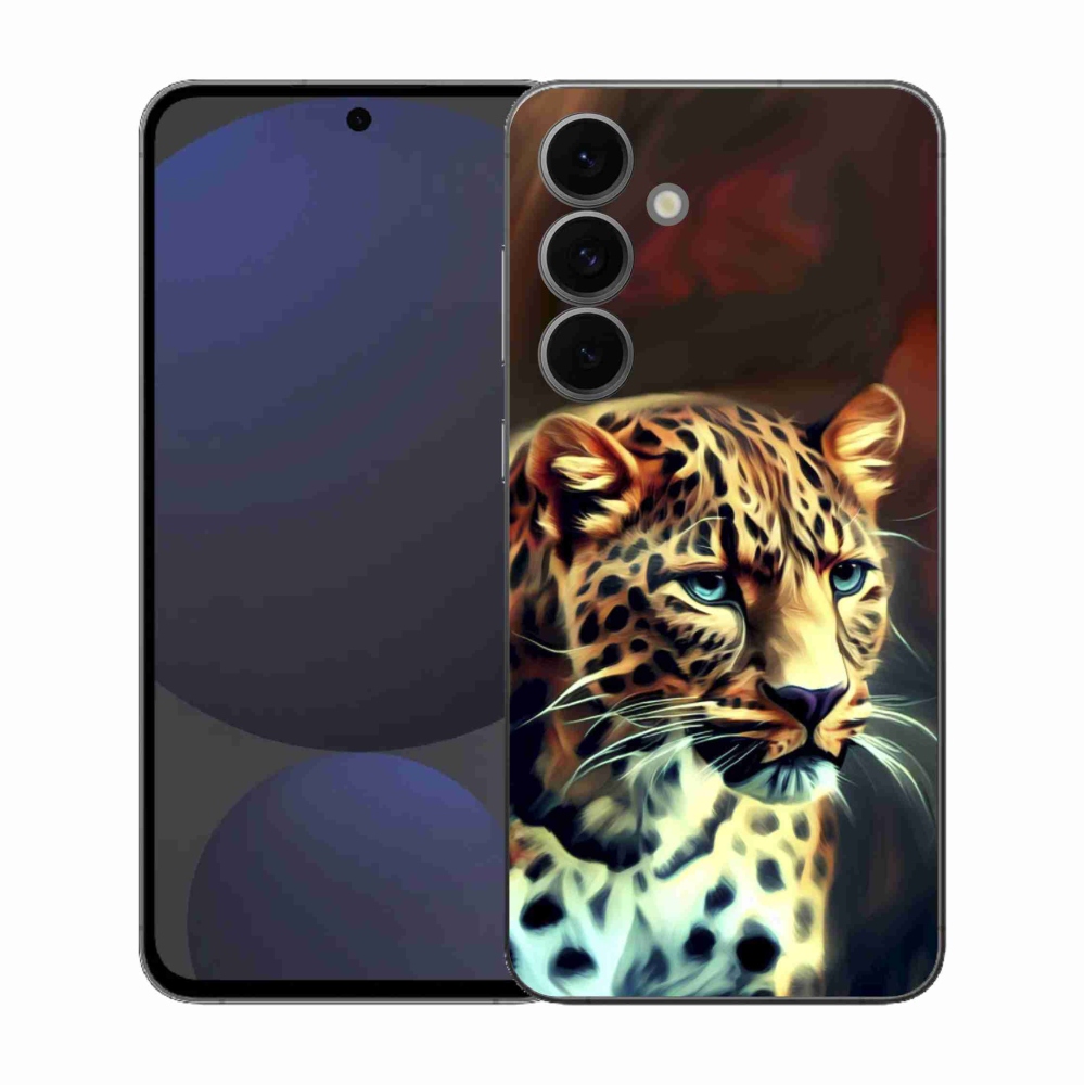 Gélový kryt mmCase na Samsung Galaxy S25 FE - leopard