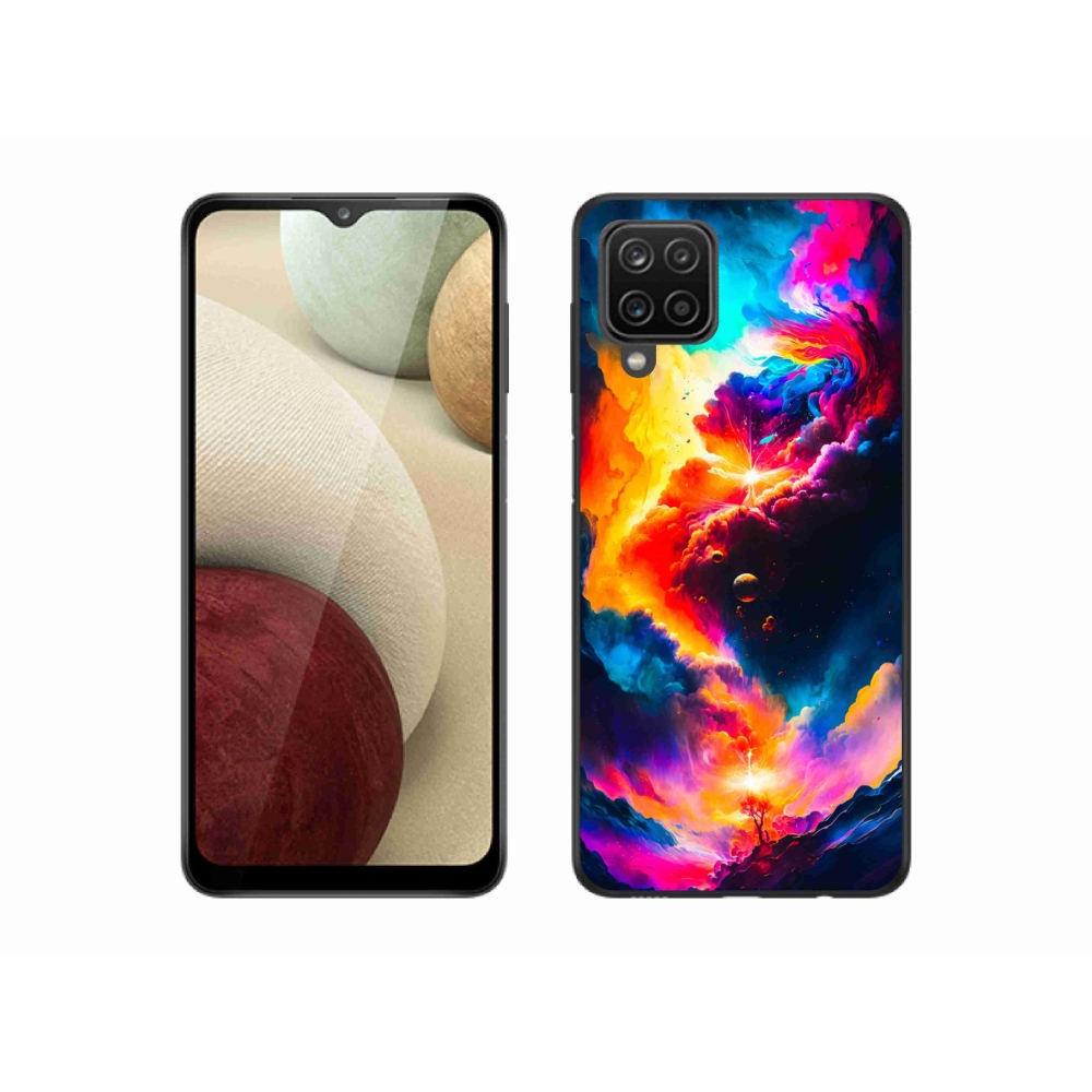 Gélový kryt mmCase na Samsung Galaxy A12 - abstraktný motív