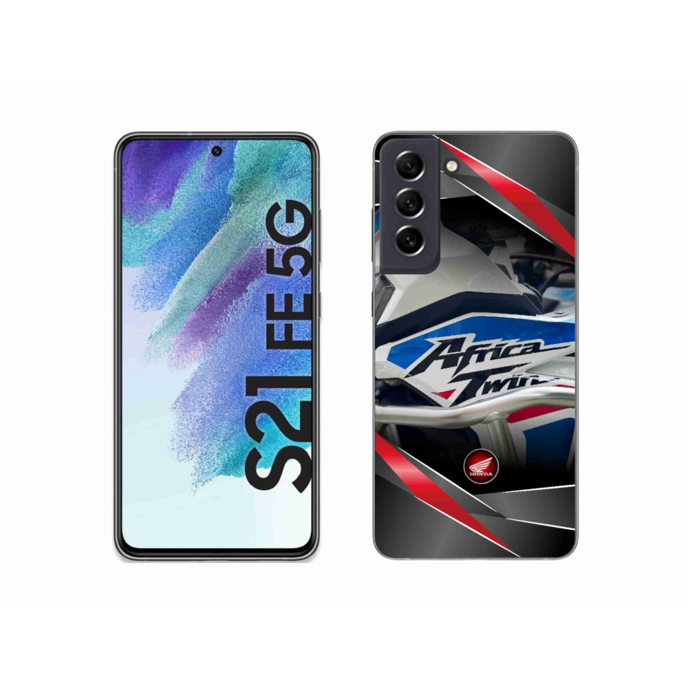 Gélový kryt mmCase na Samsung Galaxy S21 FE 5G - motorka honda