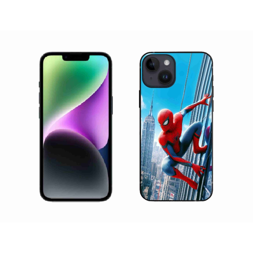 Gélový kryt mmCase na iPhone 14 - spiderman