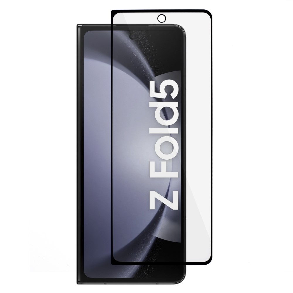 Matné celoplošné tvrdené sklo na Samsung Galaxy Z Fold5 5G - čierne