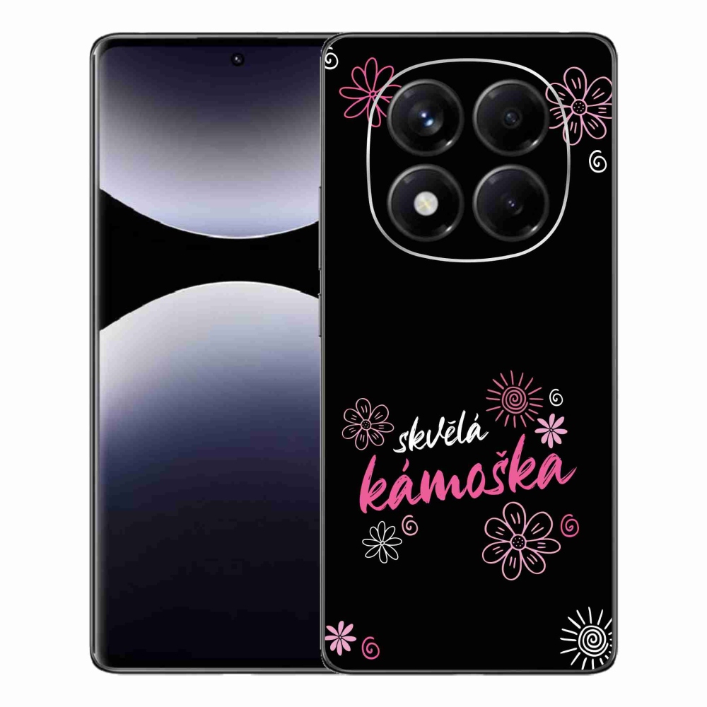 Gélový kryt mmCase na Xiaomi Redmi Note 14 Pro - skvelá kamoška čierne pozadie