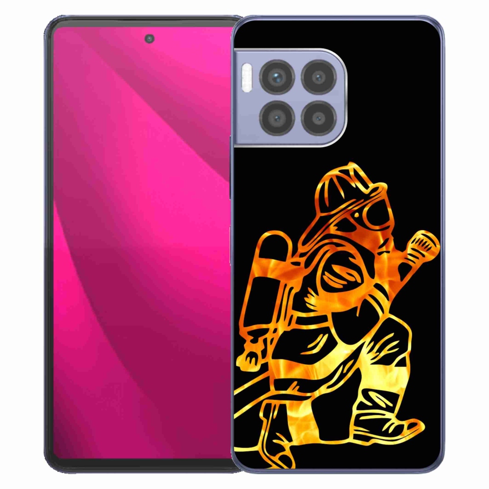 Gélový kryt mmCase na T-Mobile T Phone 2 Pro - hasič 1