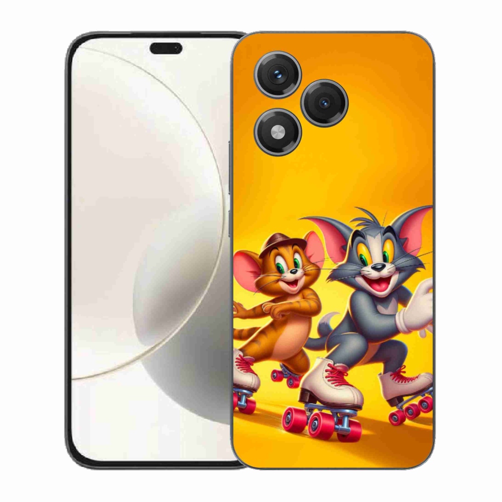 Gélový kryt mmCase na Honor 400 Lite - tom a jerry