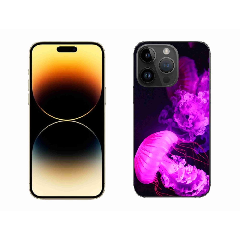 Gélový kryt mmCase na iPhone 14 Pro Max - medúza 1