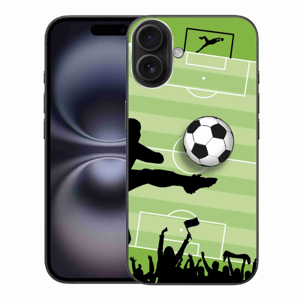 Gélový kryt mmCase na iPhone 16 Plus - futbal 3