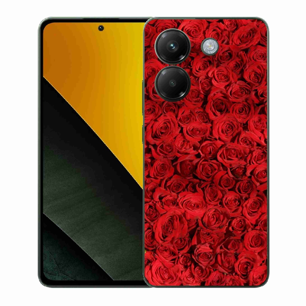 Gélový kryt mmCase na Xiaomi Poco M7 Pro 5G - ruža
