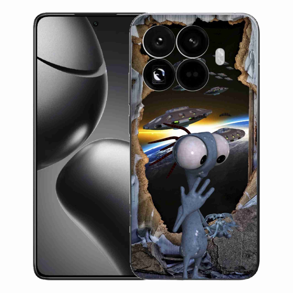 Gélový kryt mmCase na Xiaomi 15T Pro - mimozemšťan