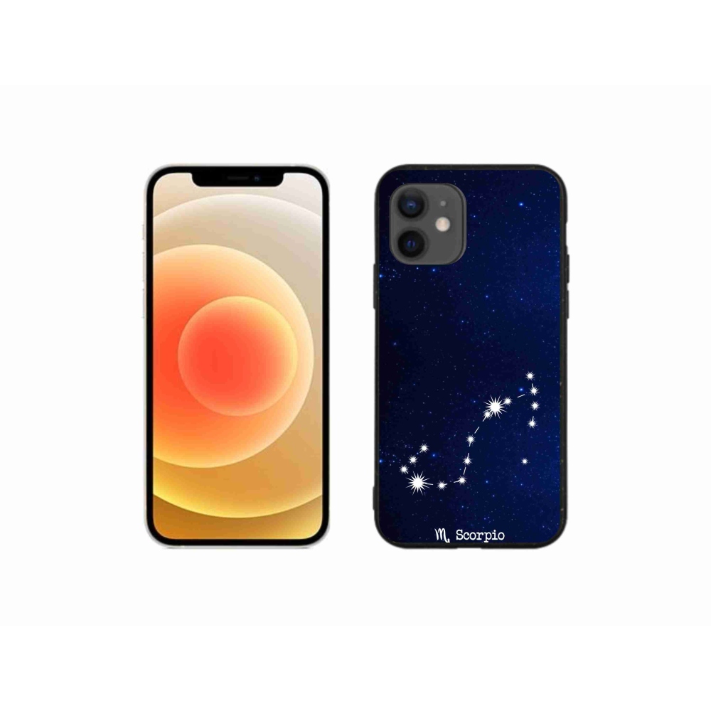 Gélový kryt mmCase na iPhone 12 mini - súhvezdie Škorpióna