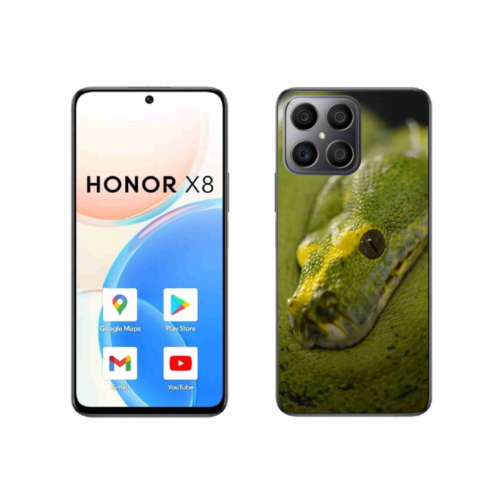 Gélový kryt mmCase na Honor X8 - had 2