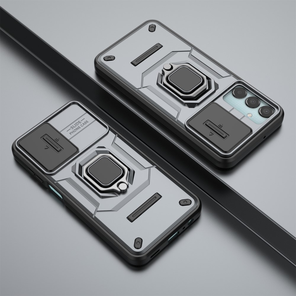 Lens odolný hybridný kryt pre Samsung Galaxy M15 5G - šedý