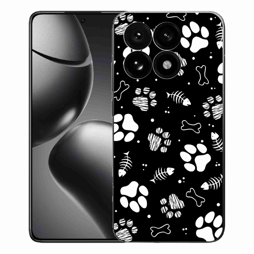 Gélový kryt mmCase na Xiaomi 15T - psie labky
