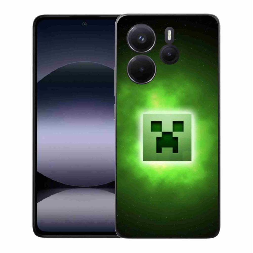 Gélový kryt mmCase na Xiaomi Redmi Note 14 - minecraft