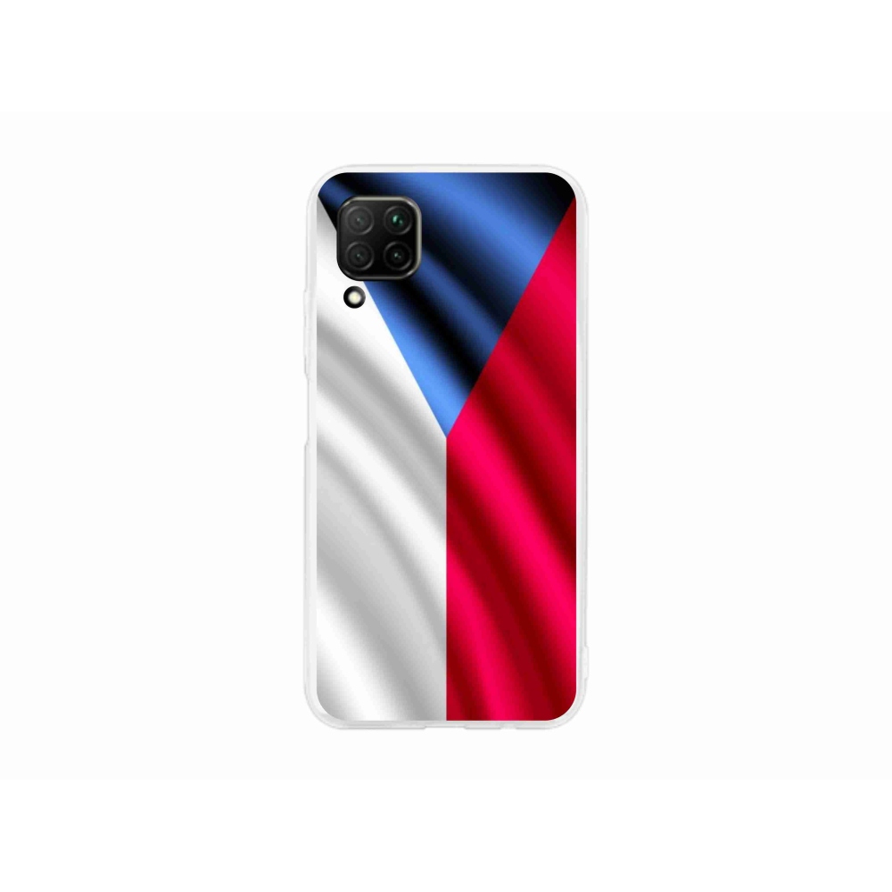 Gélový kryt mmCase na mobil Huawei P40 Lite - česká vlajka