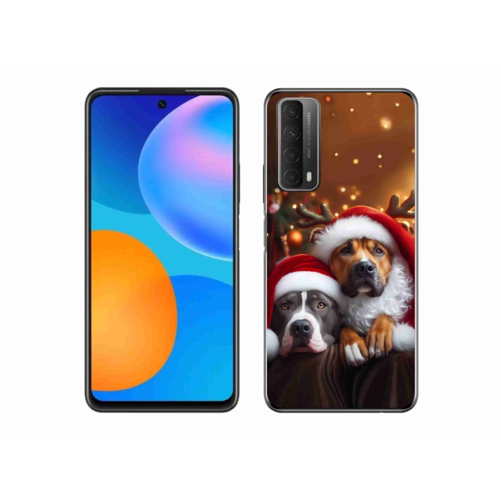 Gélový kryt mmCase na Huawei P Smart (2021) - vianočné psy