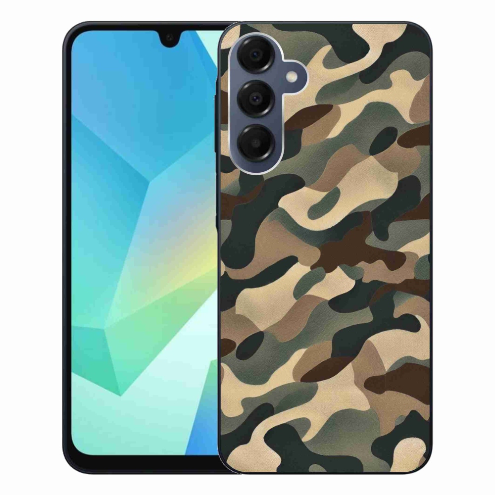Gélový kryt mmCase na Samsung Galaxy A16 4G/5G - maskáčový vzor 11