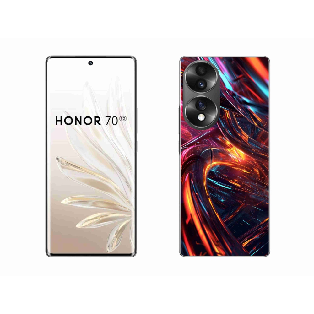 Gélový kryt mmCase na Honor 70 - abstraktný motív 10