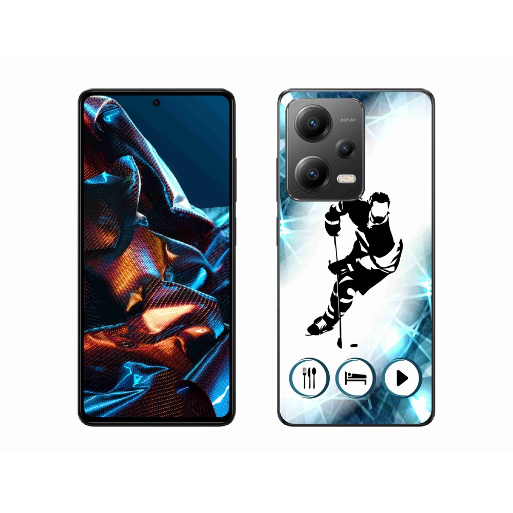 Gélový kryt mmCase na mobil Xiaomi Redmi Note 12 Pro 5G - hokej 1