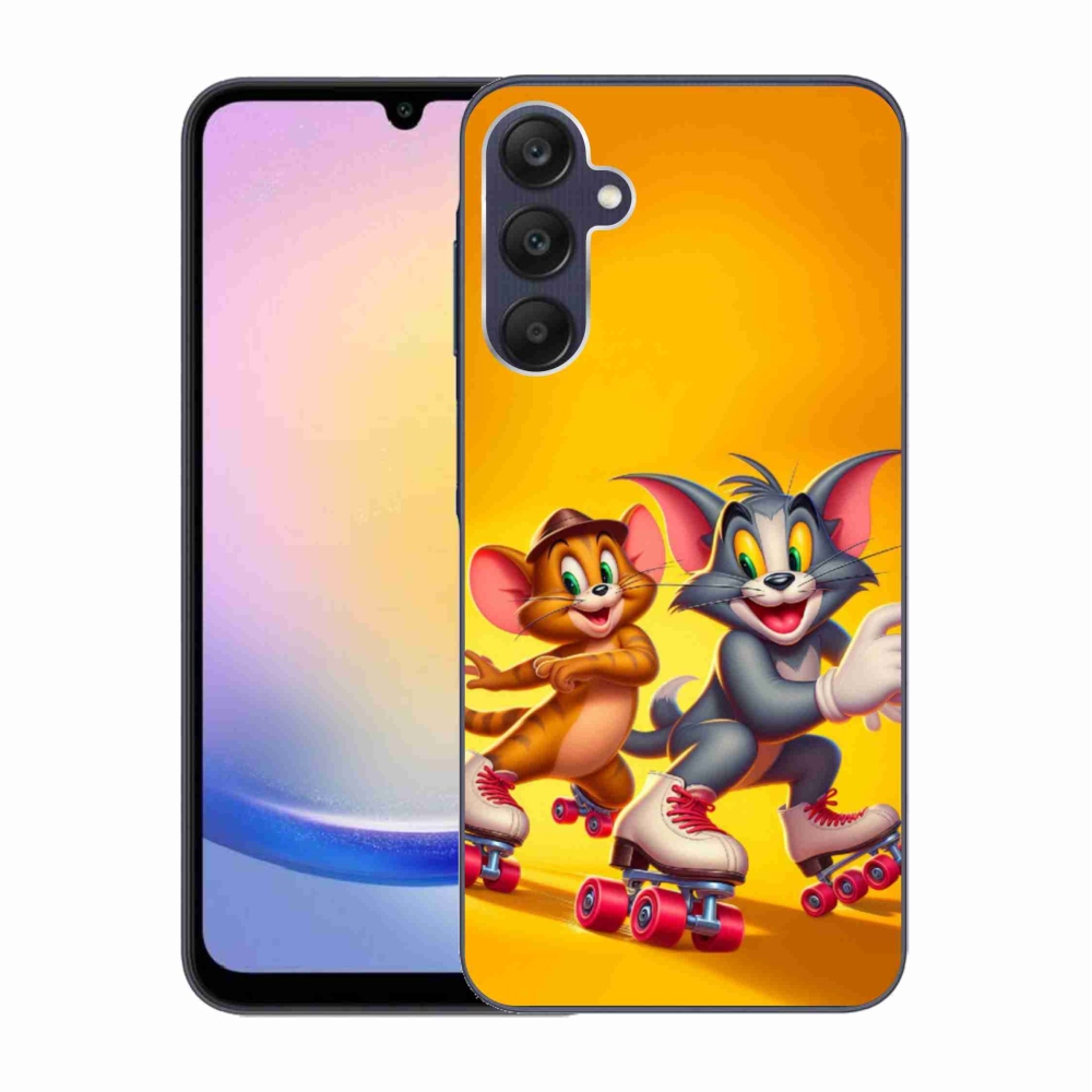 Gélový kryt mmCase na Samsung Galaxy A25 5G - tom a jerry