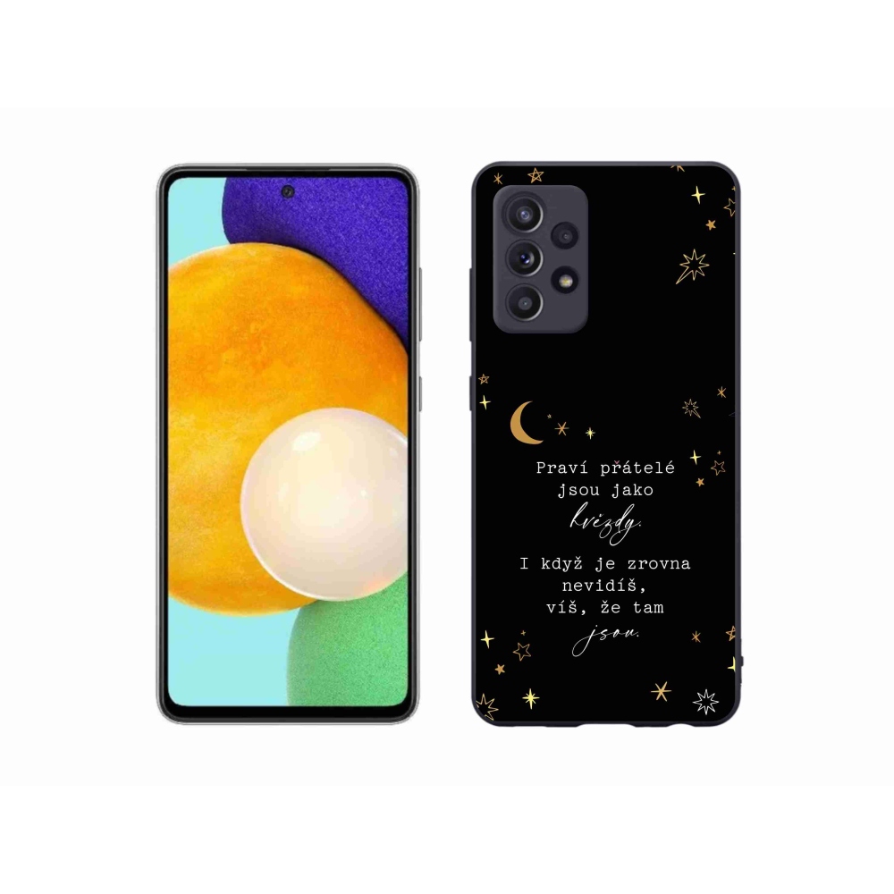 Gélový kryt mmCase na Samsung Galaxy A52/A52 5G - citát 6 čierne pozadie