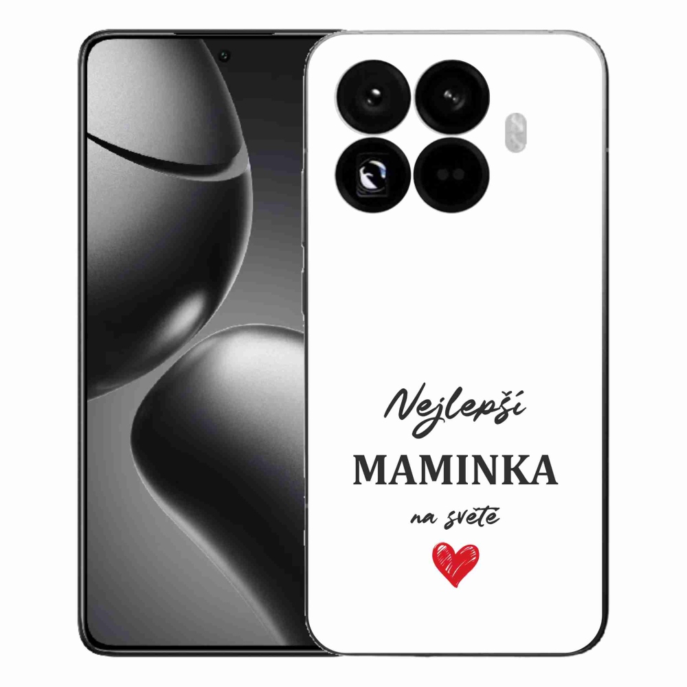 Gélový kryt mmCase na Xiaomi 15T Pro - najlepšia mamička 1 biele pozadie