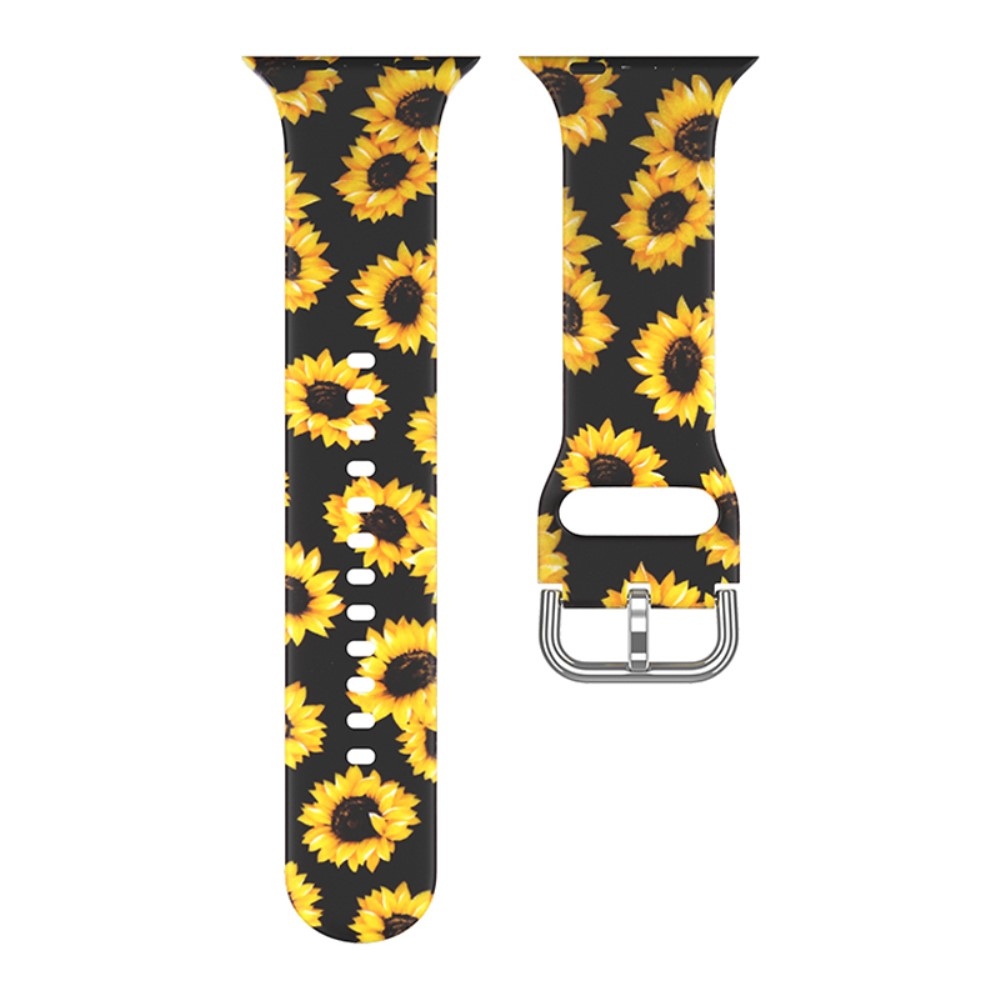 Print silikónový remienok na Apple Watch Ultra/Ultra 2 49mm/SE/SE 2022/2023 44mm/9/8/7 45mm/6/5/4 44mm/3/2/1 42 mm - vzor B