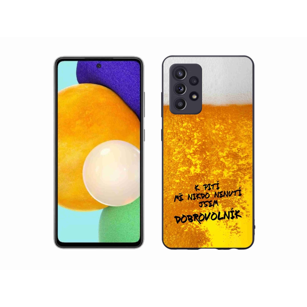 Gélový kryt mmCase na Samsung Galaxy A52s 5G - pivný motív 4