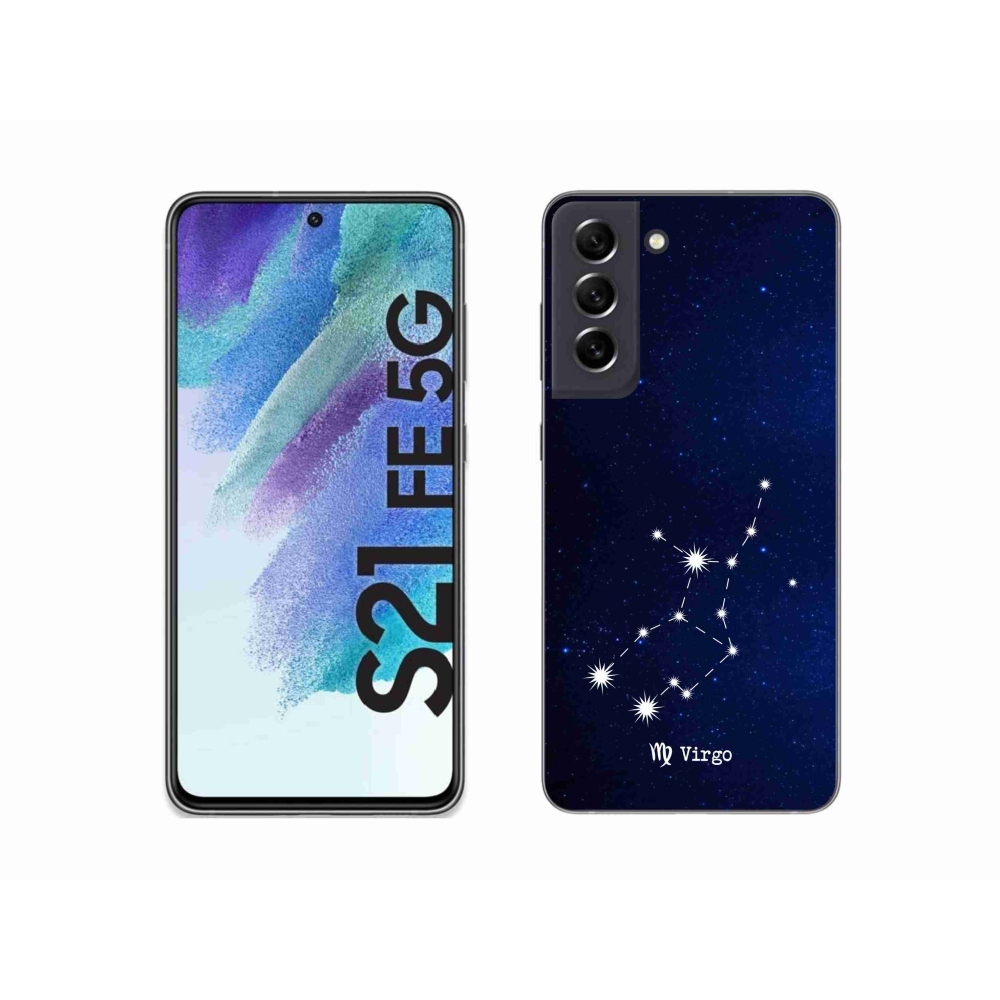 Gélový kryt mmCase na Samsung Galaxy S21 FE 5G - súhvezdie Panny