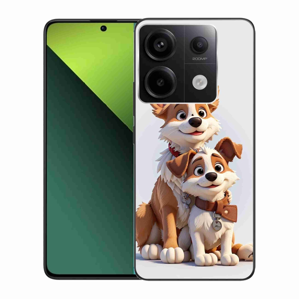 Gélový kryt mmCase na Xiaomi Redmi Note 13 Pro 5G/Poco X6 5G - kreslenie psy