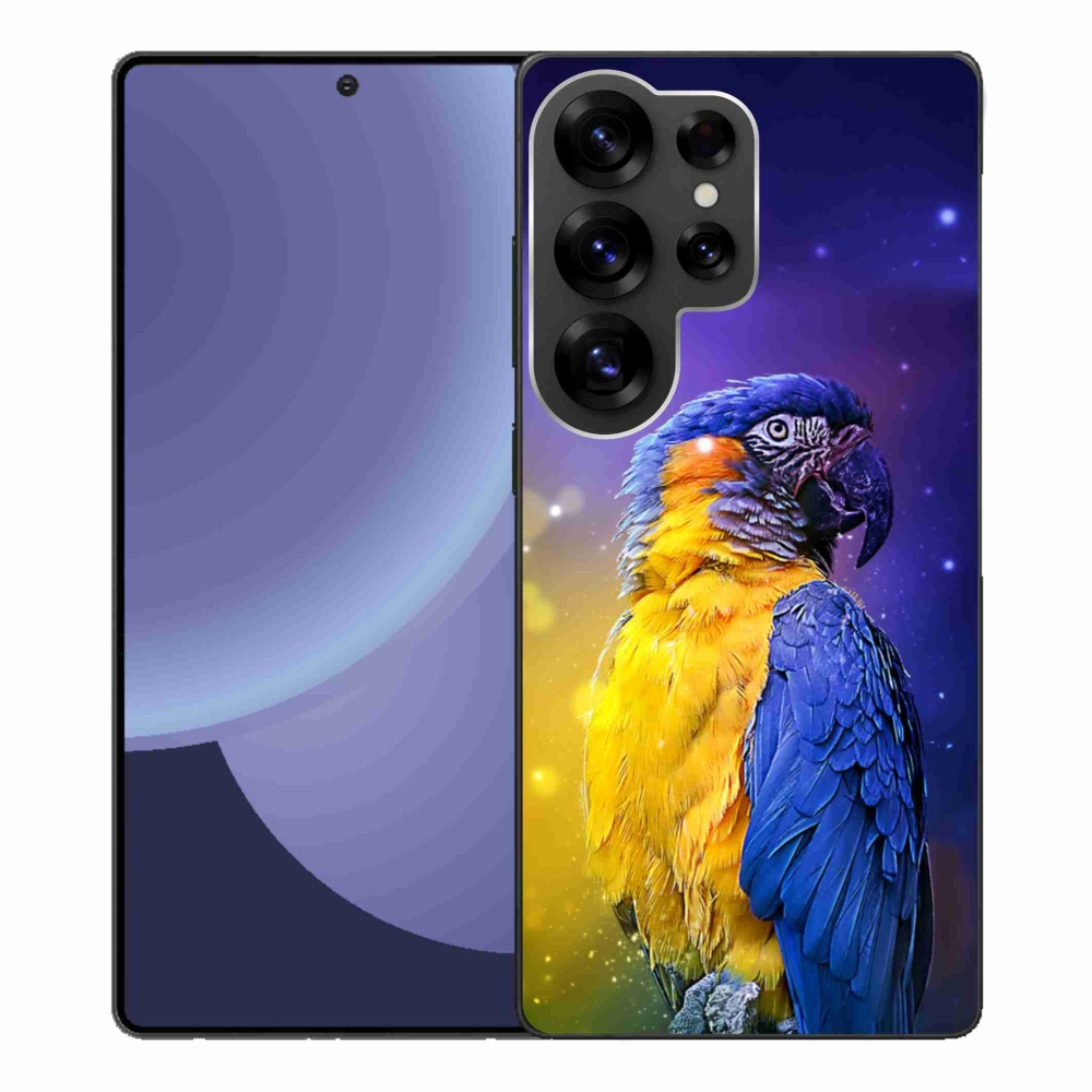 Gélový kryt mmCase na Samsung Galaxy S25 Ultra - papagáj ara 1