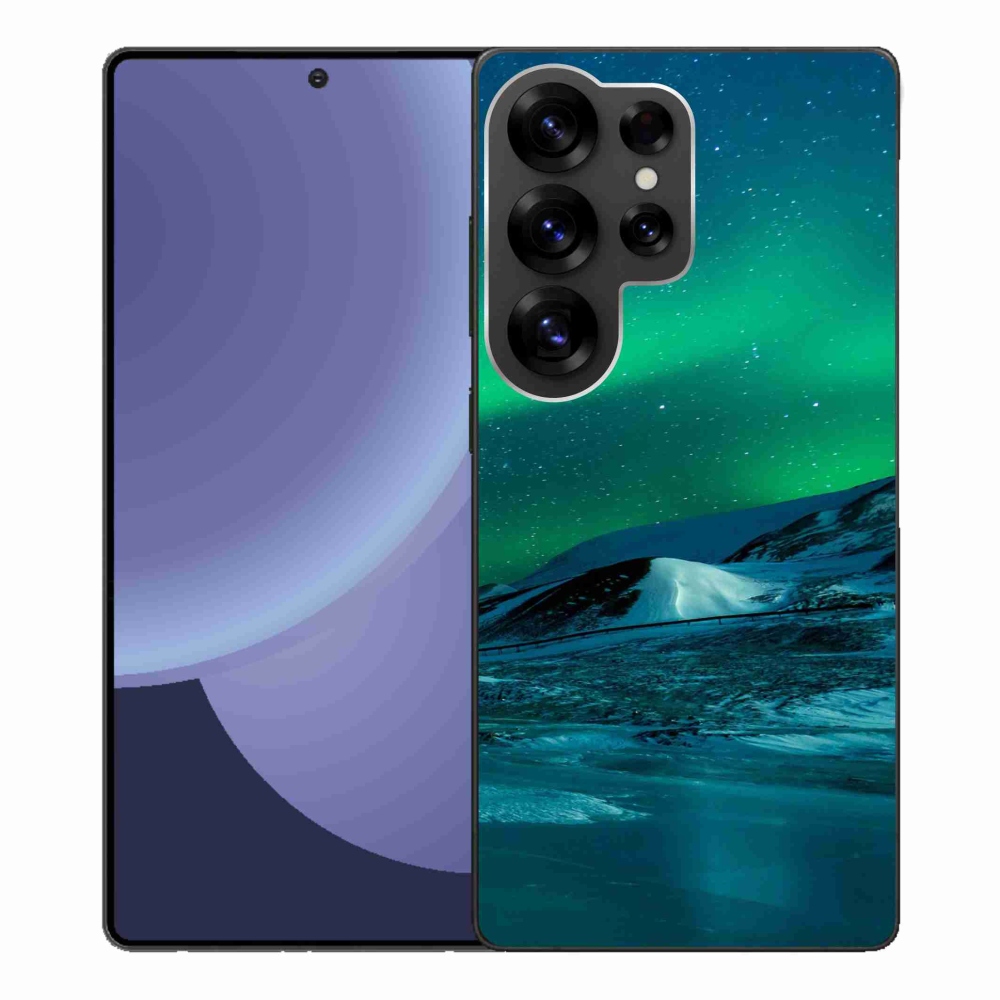 Gélový kryt mmCase na Samsung Galaxy S25 Ultra - polárna žiara
