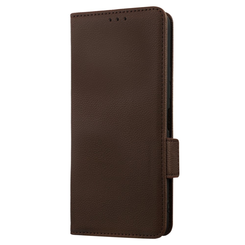 Wallet knižkové púzdro na Vivo X80 Lite - hnedé