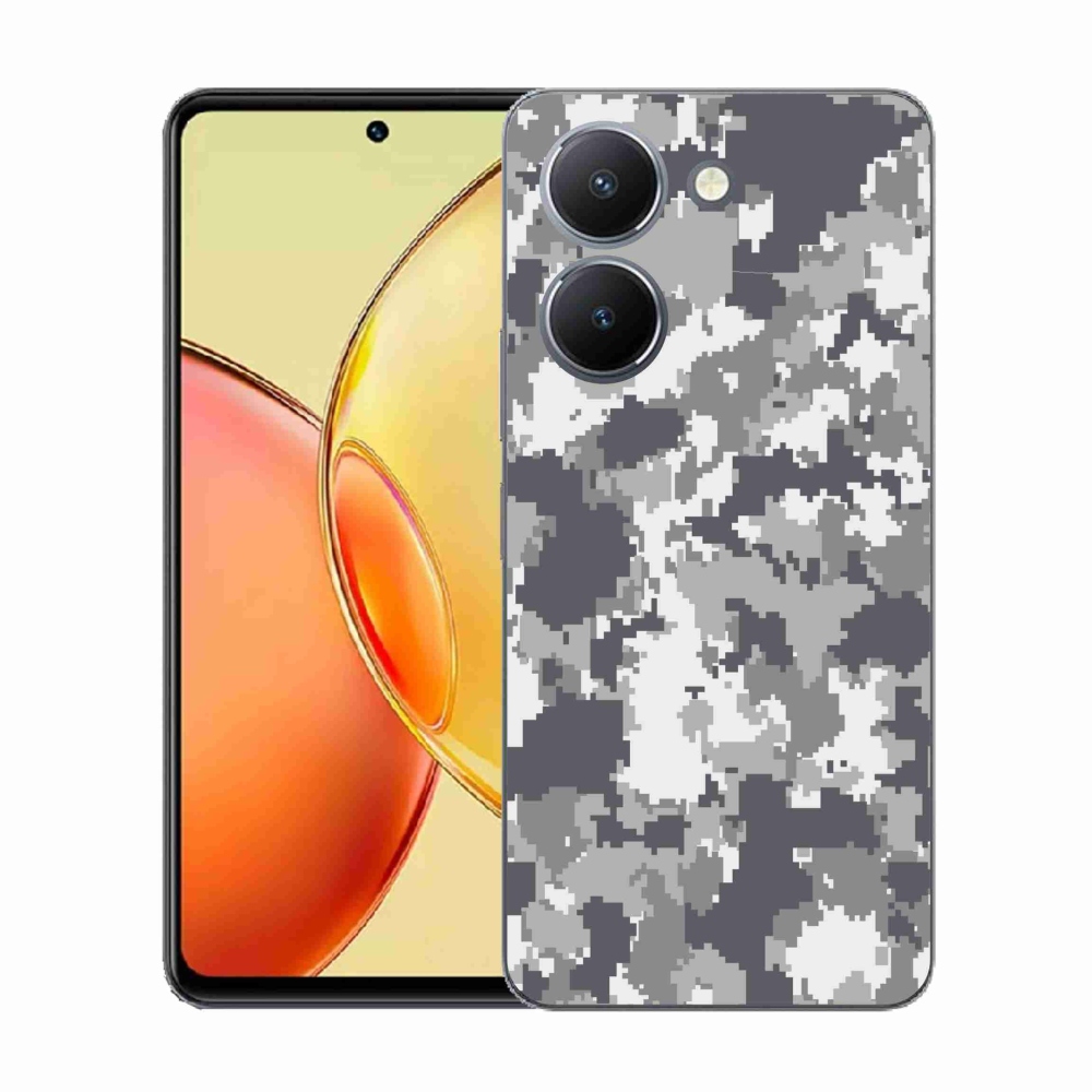 Gélový kryt mmCase na Vivo Y36 - maskáčový vzor 2