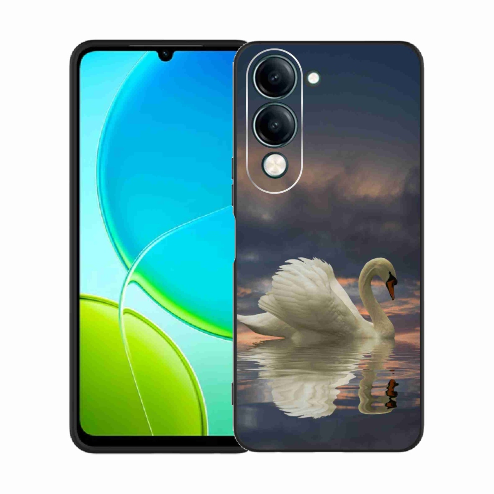 Gélový kryt mmCase na Vivo Y29s 5G - labuť