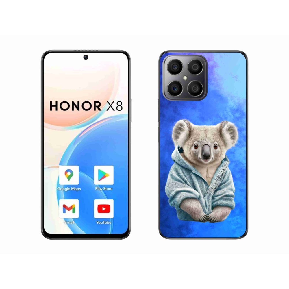 Gélový kryt mmCase na Honor X8 - koala vo svetri