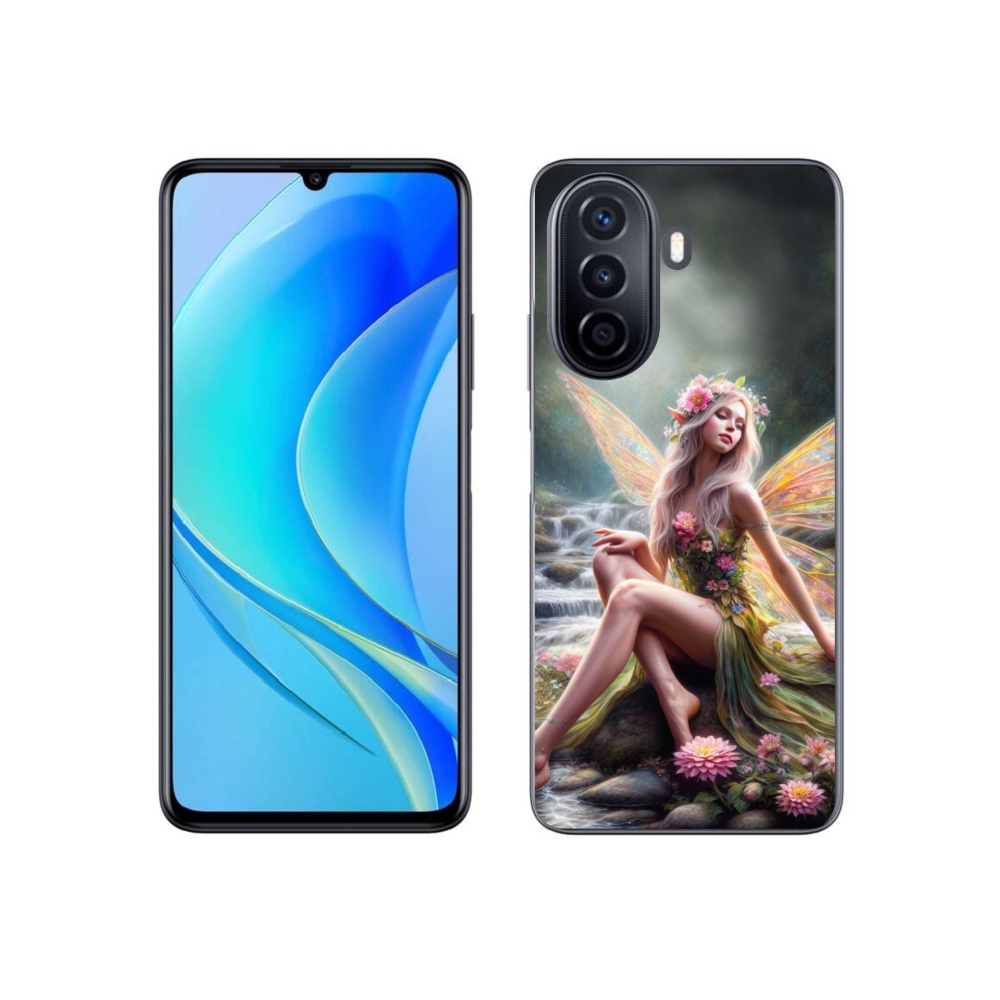 Gélový kryt mmCase na Huawei Nova Y70 - motýlia žena 1