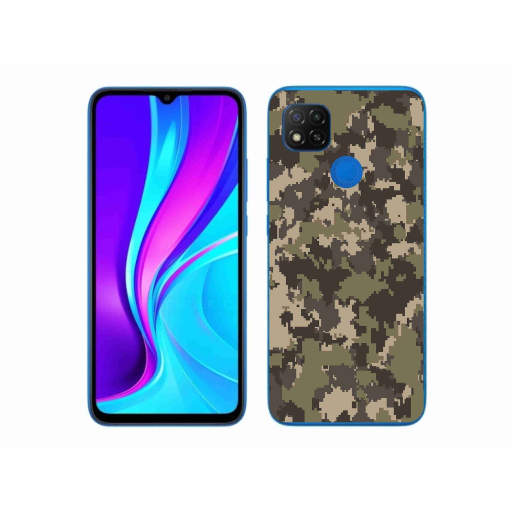 Gélový kryt mmCase na Xiaomi Redmi 9C - maskáčový vzor 12