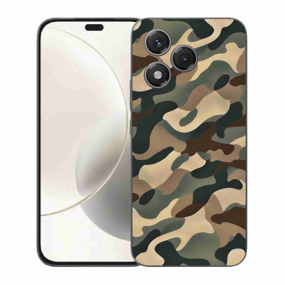 Gélový kryt mmCase na Honor 400 Lite - maskáčový vzor 11
