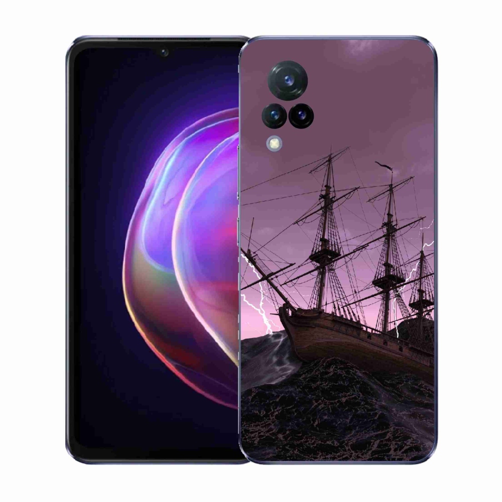 Gélový kryt mmCase na Vivo V21 4G/5G - loď v búrke