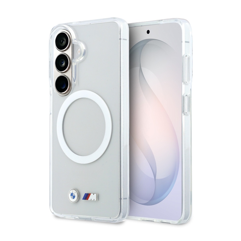 BMW M IML Metal Logo Magnetický zadný kryt pre Samsung Galaxy S26 Transparent