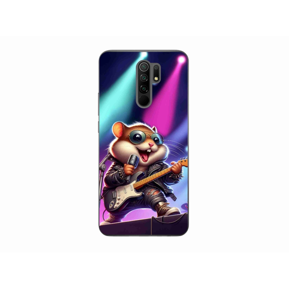 Gélový kryt mmCase na Xiaomi Redmi 9 - škrečok rocker