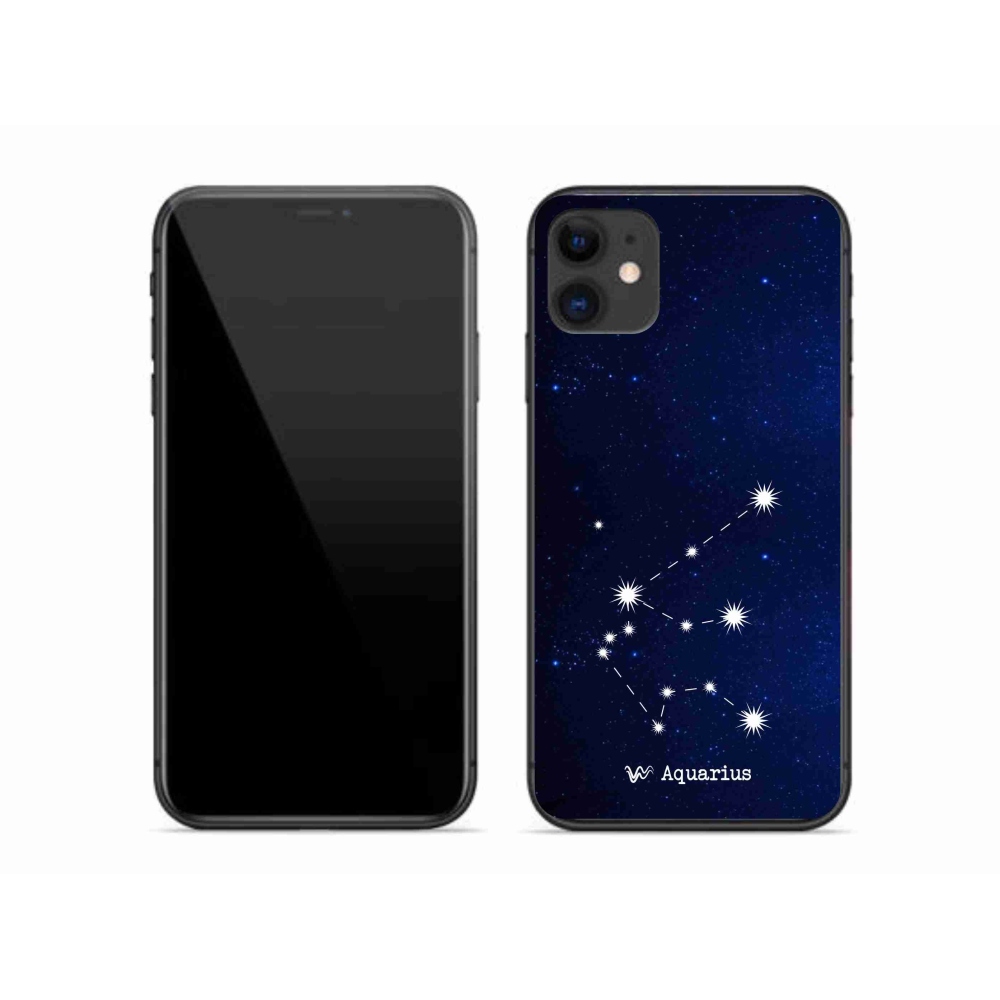 Gélový kryt mmCase na iPhone 11 - súhvezdie Vodnára